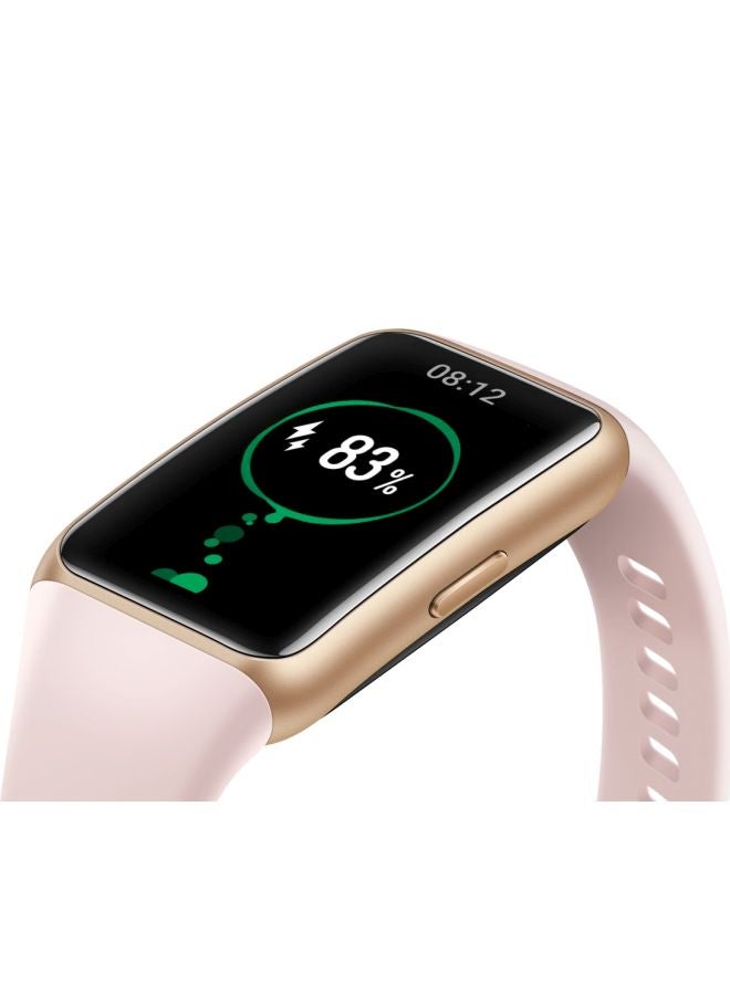 HUAWEI Band 6 FRA-B19 + FOC Huawei City Travel Gift Package (Thermos Bottle, Retractable USB Carry Case, Canvas Bag) Sakura Pink - Image 5