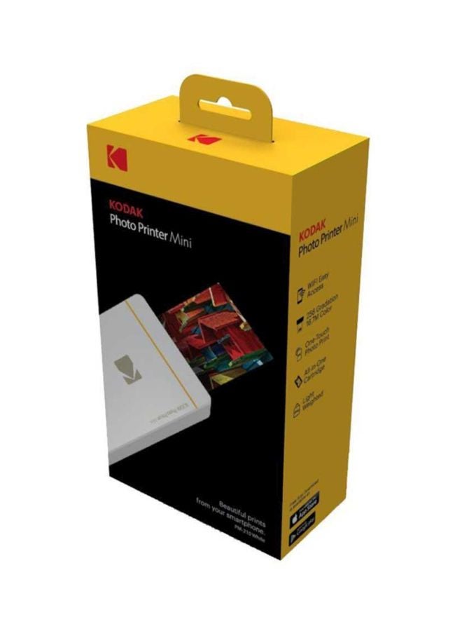Kodak Mini WiFi Portable Mobile Photo Printer White  - Image 4