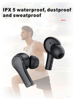 Lenovo Wireless BT5.0 Earbuds With Smart Touch Control Black  - Image 5