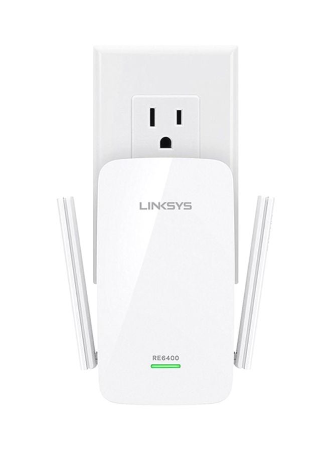 LINKSYS - RE6400 AC1200 Boost EX Wi-Fi Range Extender White - Image 1