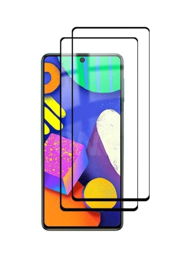 MARGOUN 2-Piece Super Shieldz Screen Protector For Samsung Galaxy F62 Black/Clear - Image 1