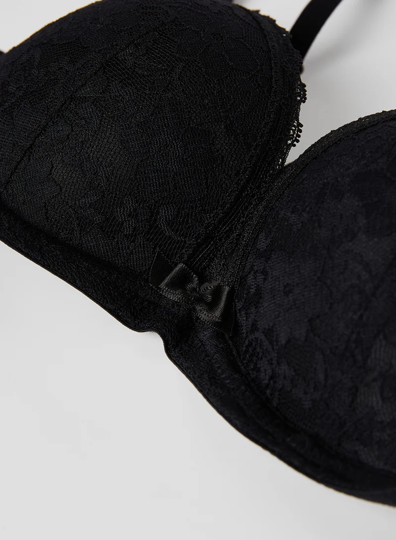 Dorina Push-Up Plunge Bra (Pack of 2) Black/White