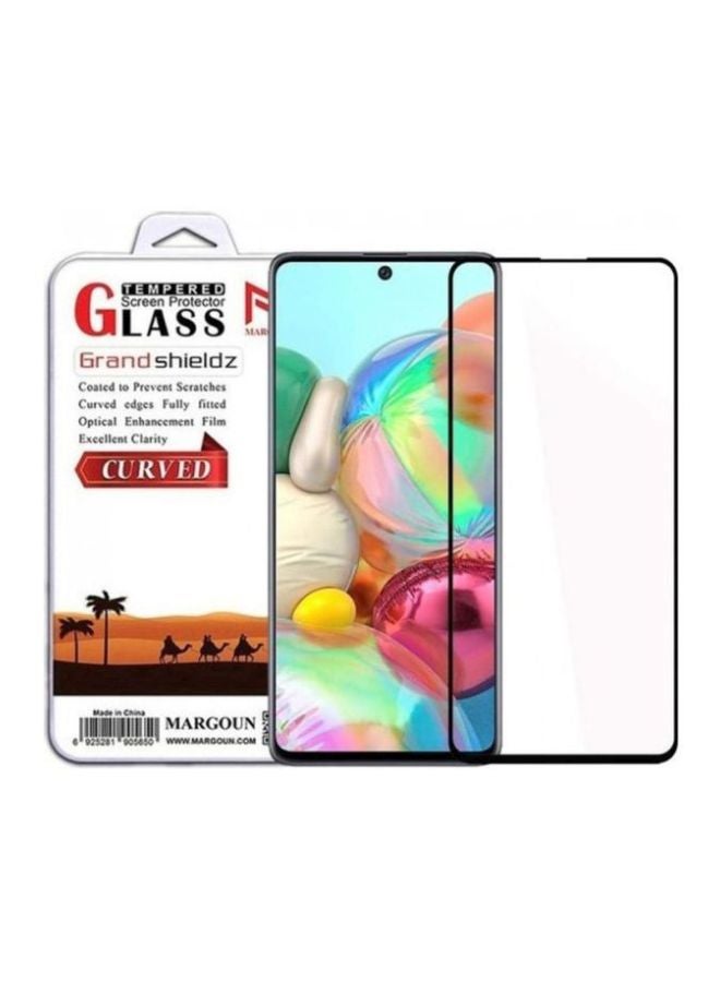 MARGOUN Grand Shieldz Tempered Glass Screen Protector For Samsung Galaxy A51 Black/Clear - Image 2