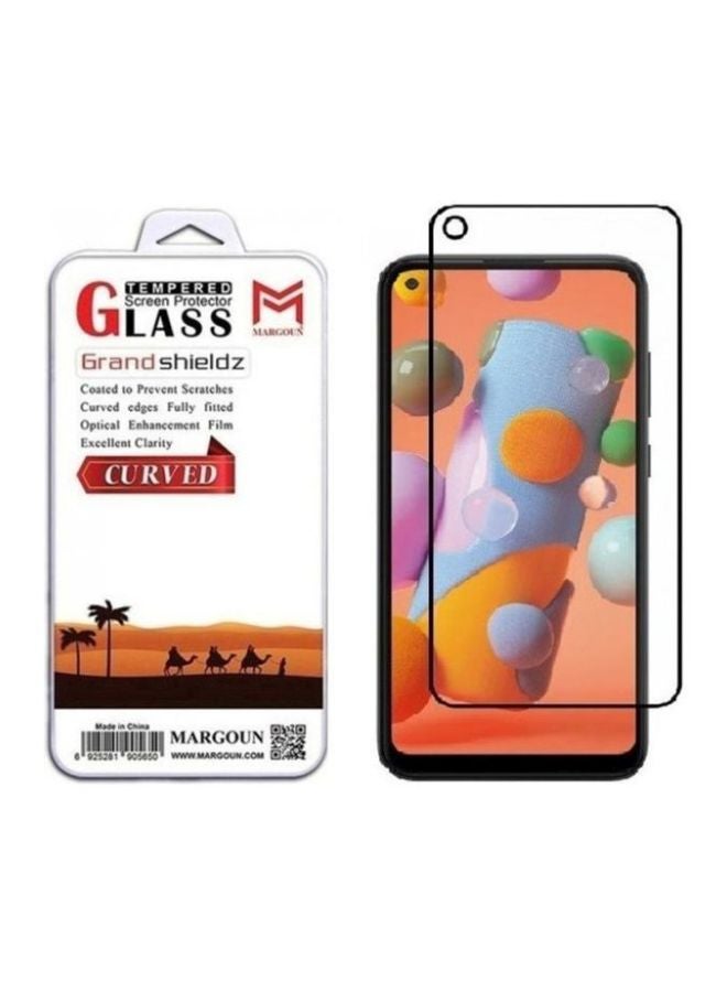 MARGOUN Grand Shieldz Tempered Glass Screen Protector For Samsung Galaxy A11 Black/Clear - Image 3