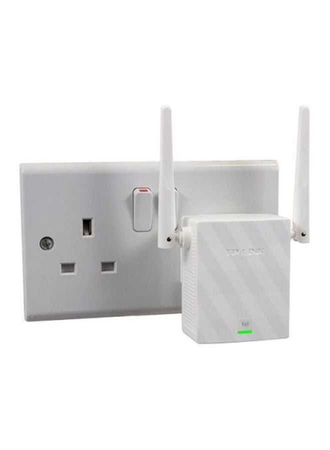 TP-LINK - 300Mbps Wi-Fi Range Extender 300 Mbps White - Image 1