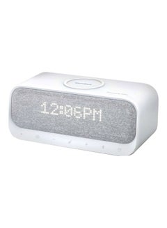 Wakey Bluetooth Speakers with Alarm Clock White/Grey