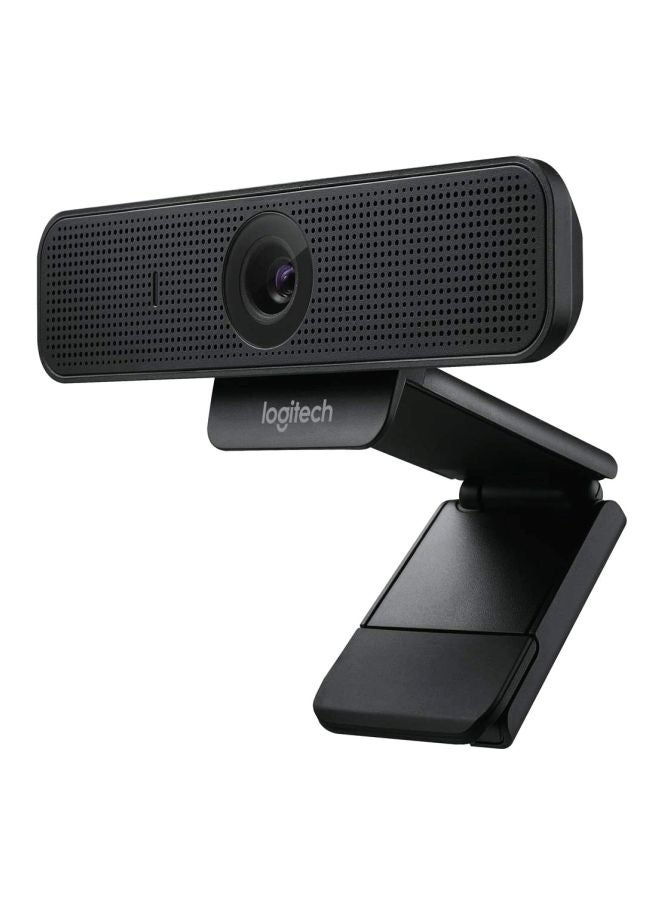 Logitech - C925-E Business Webcam, HD 1080p/30fps Video Calling, Light Correction, Autofocus, Clear Audio, Privacy Shade, Works with Skype Business, WebEx, Lync, Cisco, PC/Mac/Laptop/Macbook Black - Image 1