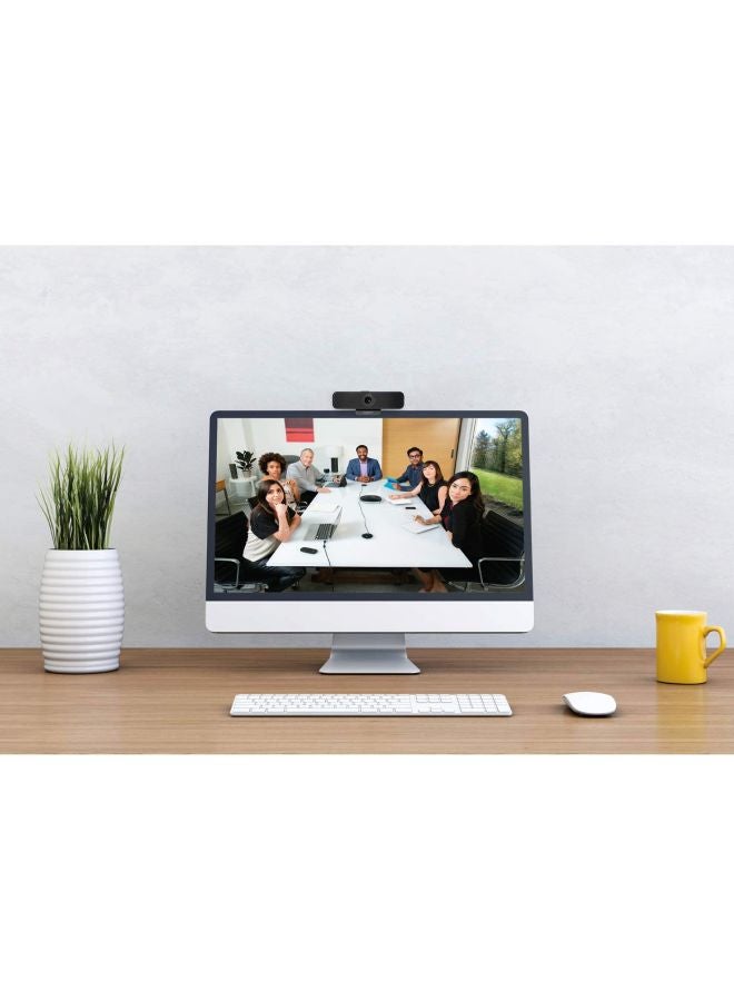 Logitech - C925-E Business Webcam, HD 1080p/30fps Video Calling, Light Correction, Autofocus, Clear Audio, Privacy Shade, Works with Skype Business, WebEx, Lync, Cisco, PC/Mac/Laptop/Macbook Black - Image 1