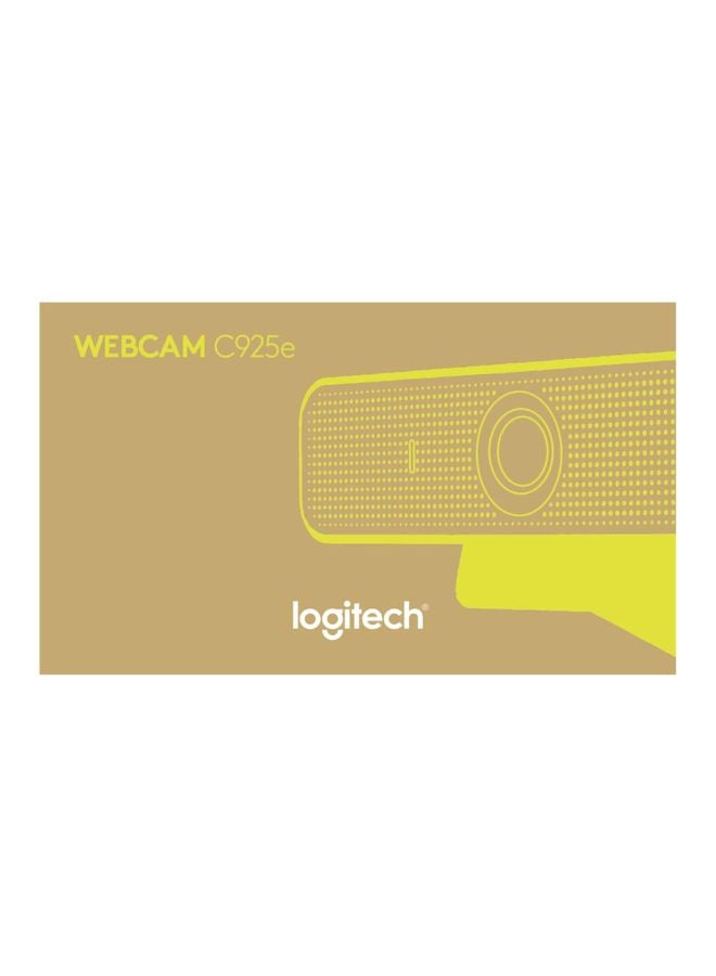 Logitech - C925-E Business Webcam, HD 1080p/30fps Video Calling, Light Correction, Autofocus, Clear Audio, Privacy Shade, Works with Skype Business, WebEx, Lync, Cisco, PC/Mac/Laptop/Macbook Black - Image 1