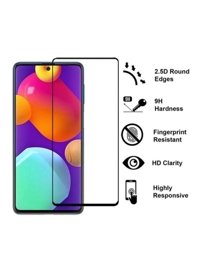 MARGOUN Grand Shieldz Tempered Glass Screen Protector For Samsung Galaxy M62 Black/Clear - Image 3