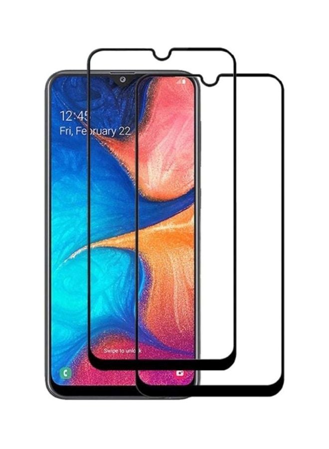 مارجون لاصقة حماية سوبر شيلدز للشاشة لهاتف سامسونج جالاكسي A32 من قطعتين أسود/شفاف - Image 2