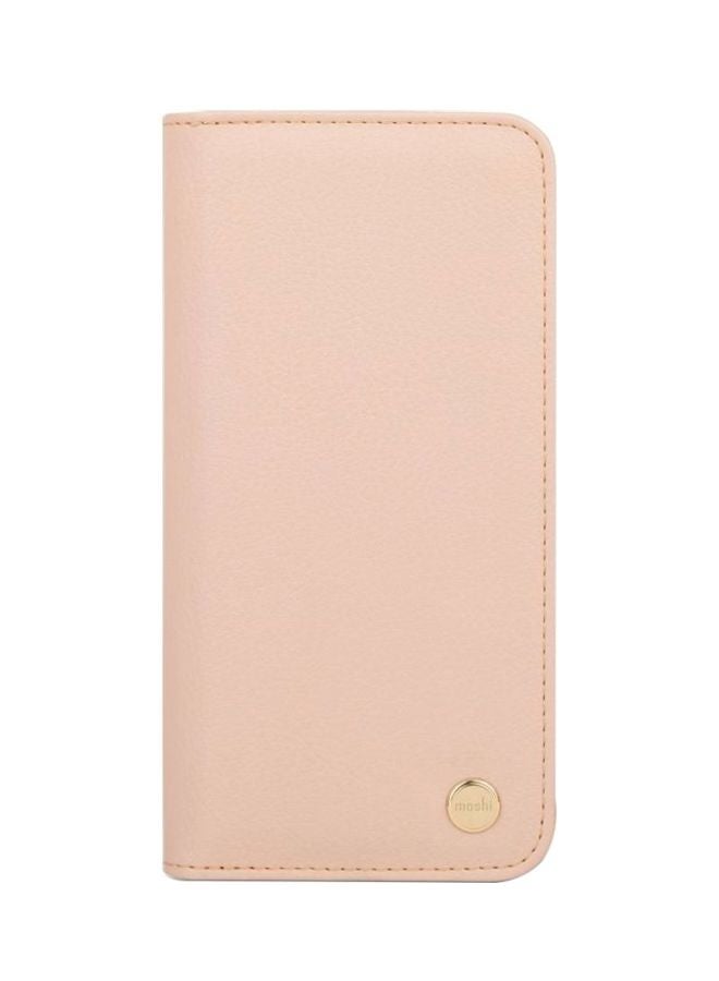 Moshi Leather Case For iPhone 12 And 12 Pro Beige - Image 1