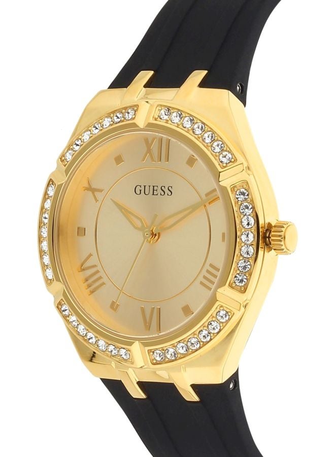 جس ساعة يد بعقارب مقاومة للماء طراز GW0034L1 - مقاس 36 مم - لون أسود للنساء  - Image 5