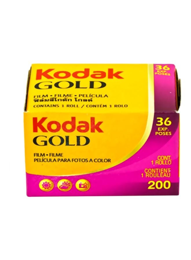 Kodak - Pack Of 3 Gold Film Yellow/Red/Pink - Image 1