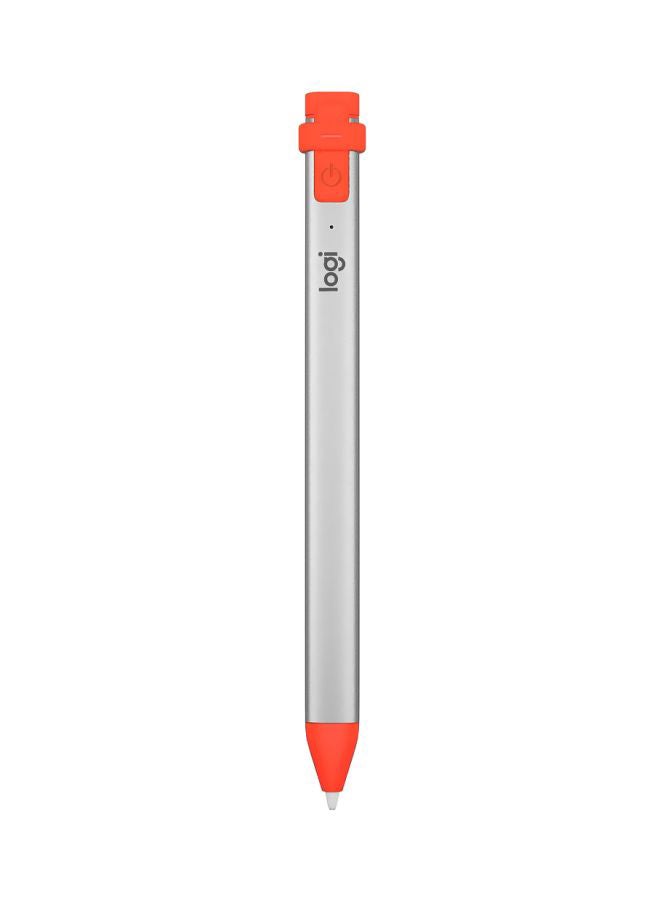 Logitech Crayon For Apple iPad (6th Gen) Silver/Orange  - Image 1