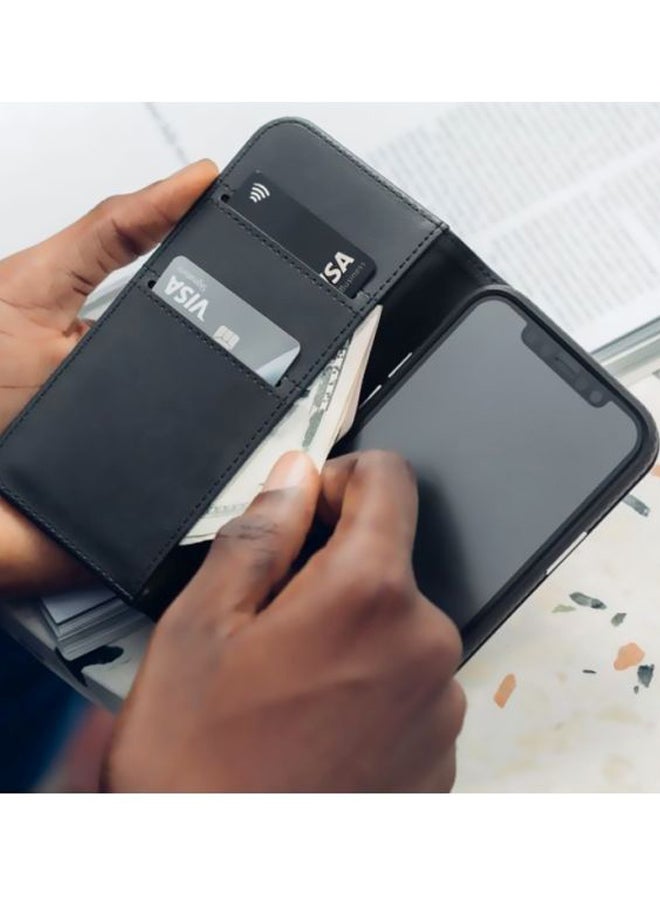 Moshi Leather Case For iPhone 12 And 12 Pro Black - Image 3