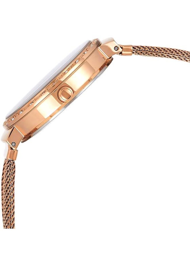 GUESS Women's Chiffon Water Resistant Analog Watch W1083L3 - Image 3