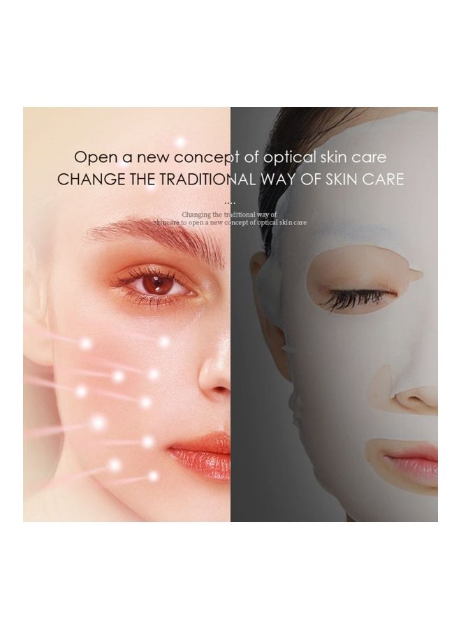 قناع LED فوتون الضوئي لتجديد البشرة ذهبي - Image 3