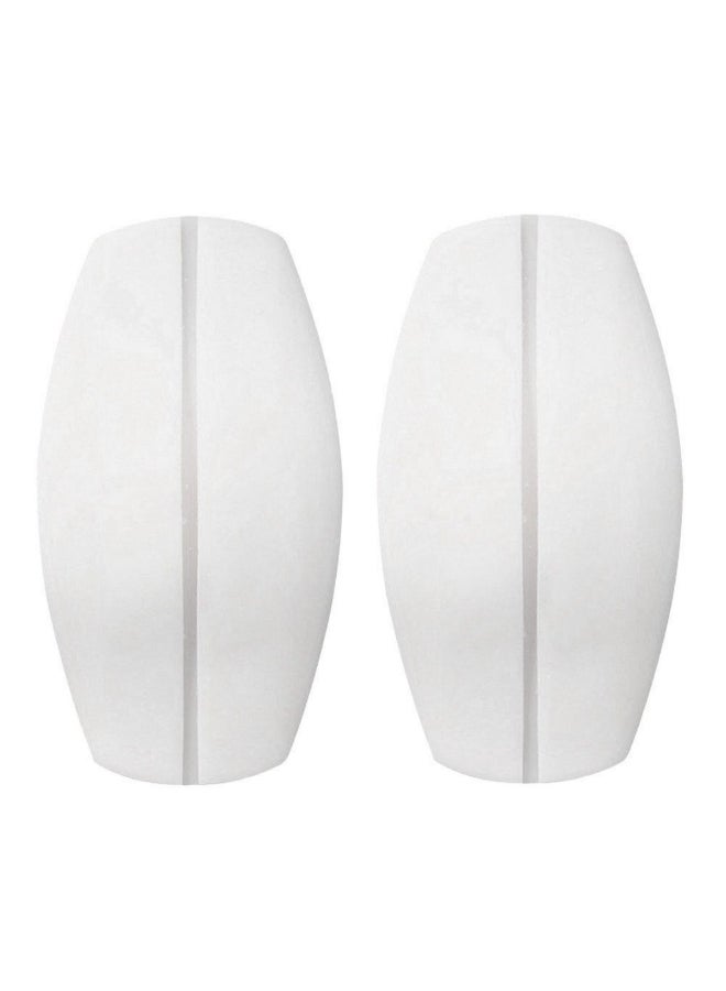 Women's Silicone Bra Strap Pain Relief Cushions Pad Holder/Comfortable Non-slip Shoulder Pads White  - Image 1