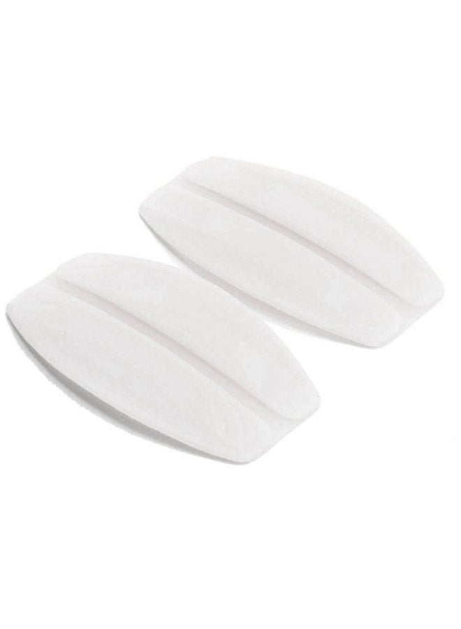 Women's Silicone Bra Strap Pain Relief Cushions Pad Holder/Comfortable Non-slip Shoulder Pads White  - Image 2