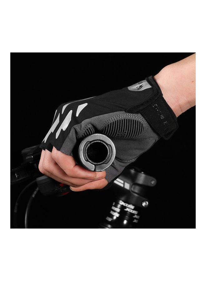 ويست بايكنج قفازات مضادة للانزلاق تغطي نصف الأصابع ومناسبة لركوب الدراجات - Image 3