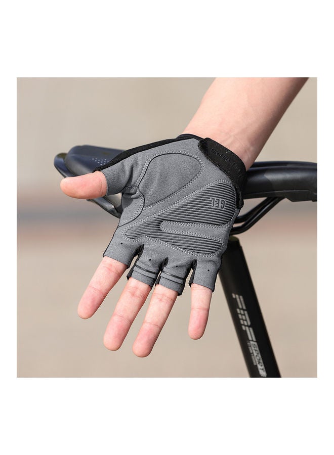 ويست بايكنج قفازات دراجة عاكسة للإضاءة مضادة للانزلاق بأصابع مفتوحة - Image 3