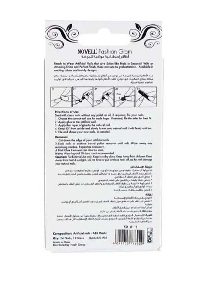 نوفل طقم الأظافر الصناعية المواكبة للموضة رقم 11 - Image 2