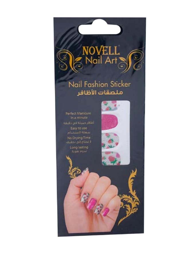 نوفل ملصقات الأظافر متعدد الألوان