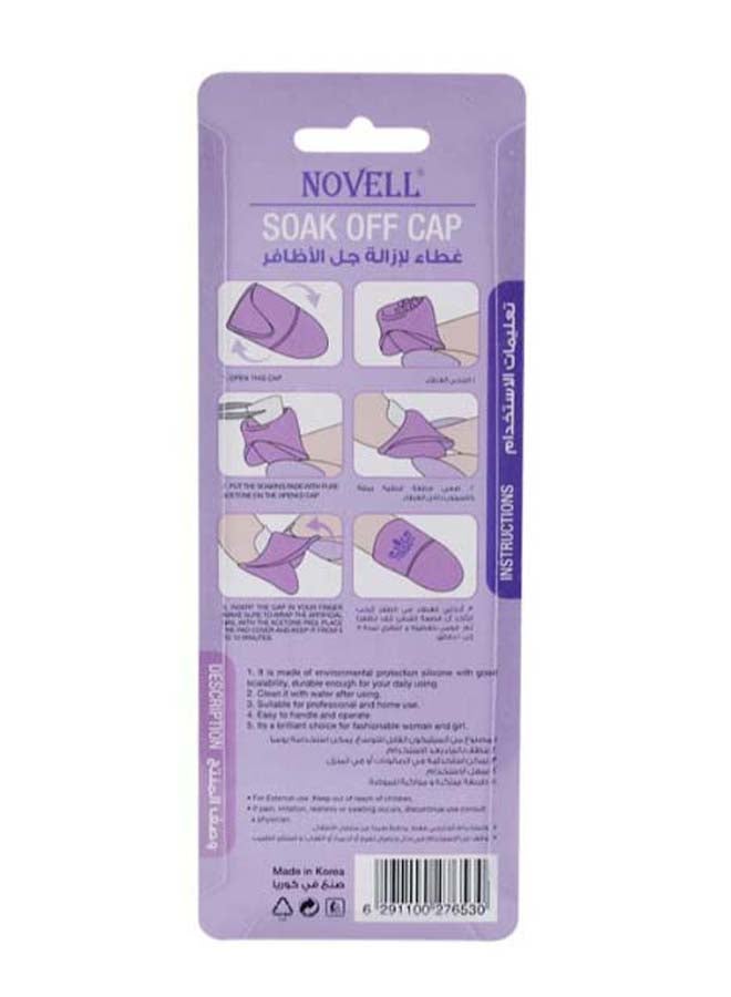NOVELL Soak Off Cap Purple - Image 2