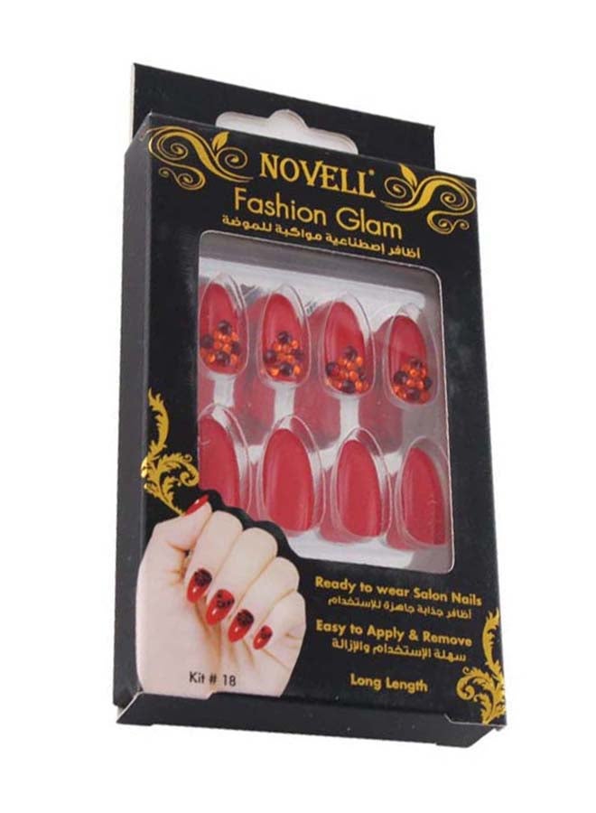 نوفل طقم الأظافر الصناعية المواكبة للموضة 18# - Image 2
