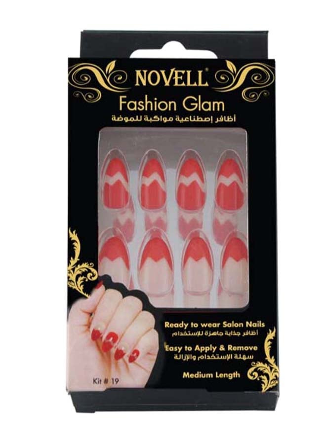NOVELL Artificial Fashion Nail Kit #19 - Image 1