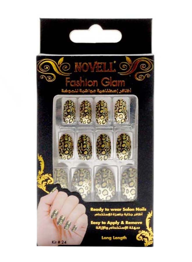 نوفل طقم الأظافر الصناعية المواكبة للموضة