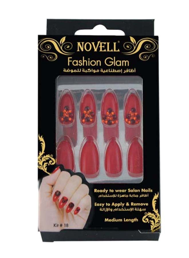 نوفل طقم الأظافر الصناعية المواكبة للموضة 18# - Image 1