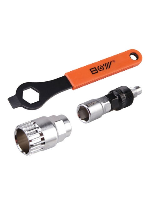 Bicycle Crank Extractor Puller Bottom with Bracket Remover and Spanner
