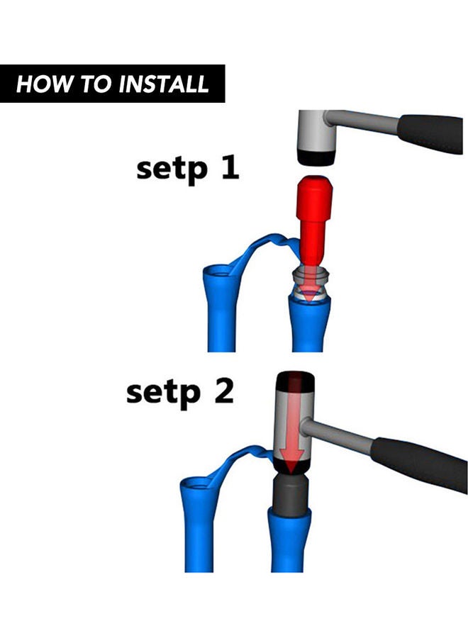 Bicycle Front Fork Dust Seal Installation Tool Kit