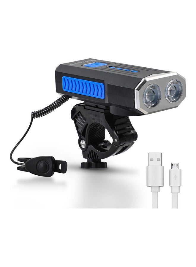 WEST BIKING 360 Rotate Base Rechargeable Bike Light With Horn 20.00*4.10*7.50cm  - Image 1
