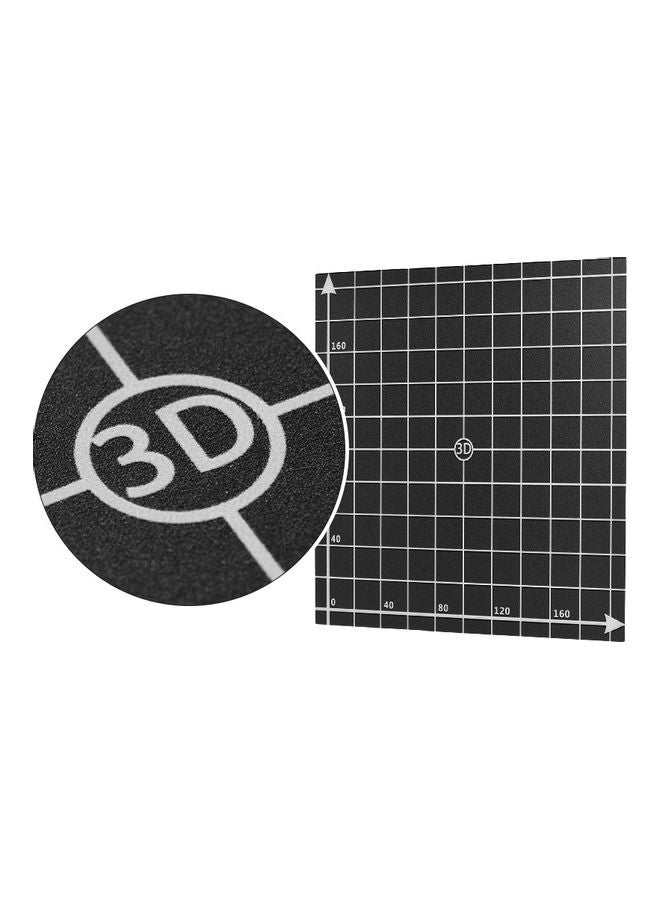 Heat Bed Sticker Sheet For 3D Printer Black - Image 2