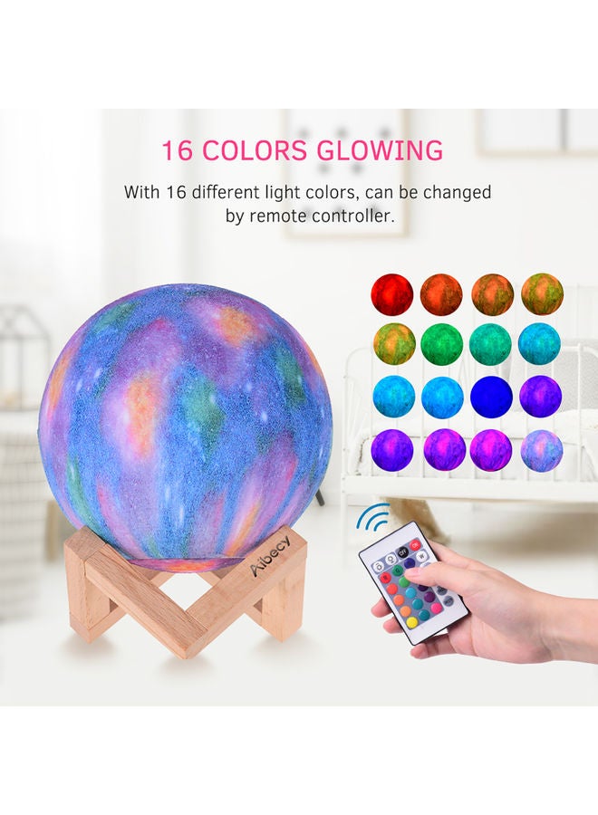 Aibecy 16 Colors 3D Printed Large Lunar Lamp Multicolour - Image 2
