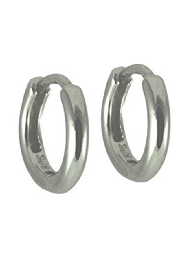 apop nyc Sterling Silver Mini Thin Hoop Earrings