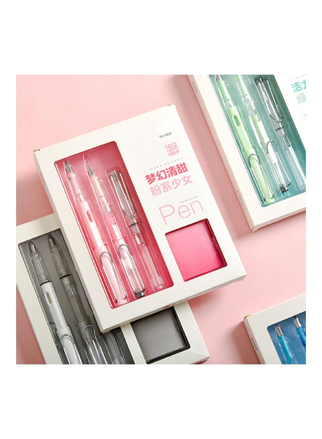 Generic Fountain Pen Set Pink  - Image 2