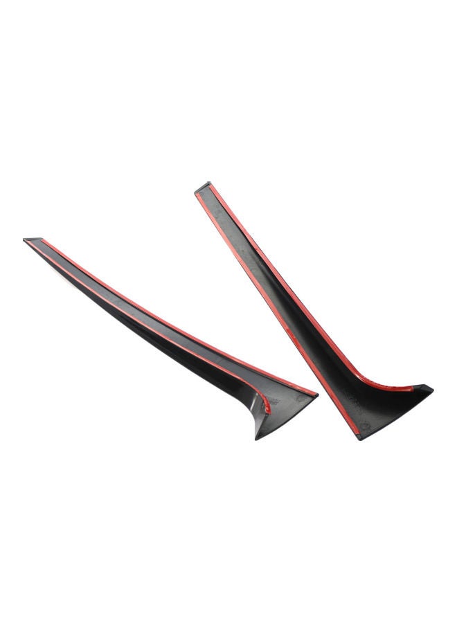 Generic 2-Piece Car Rear Window Side Spoiler  - Image 2