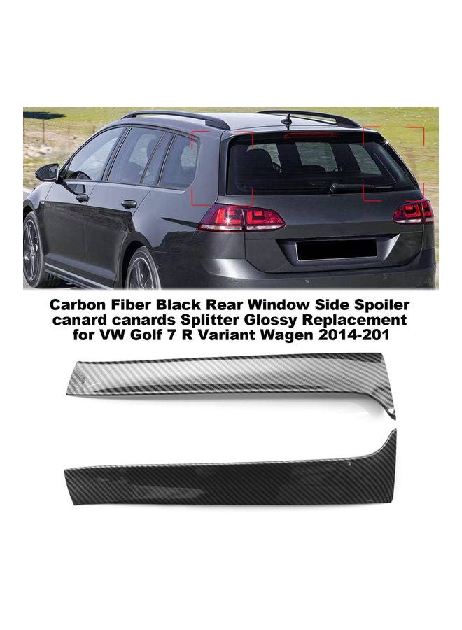 Generic 2-Piece Car Rear Window Side Spoiler  - Image 4