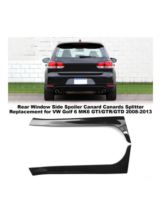 Generic 2-Piece Car Rear Window Side Spoiler  - Image 3