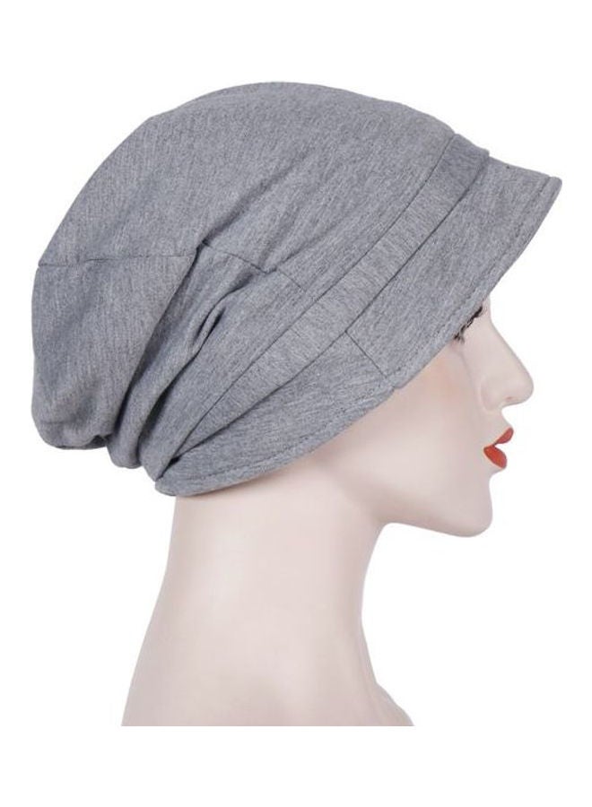 Headscarf Beanie Grey  - Image 2