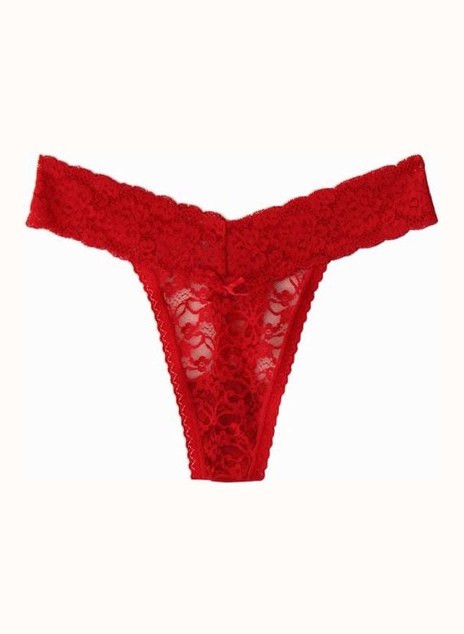 5 Pack Lace Detail Casual Brief Multicolour - Image 3