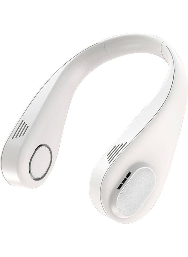 مروحة تعلق على الرقبة بدون شفرات مزودة بثلاث سرعات H39812W-su أبيض - Image 1