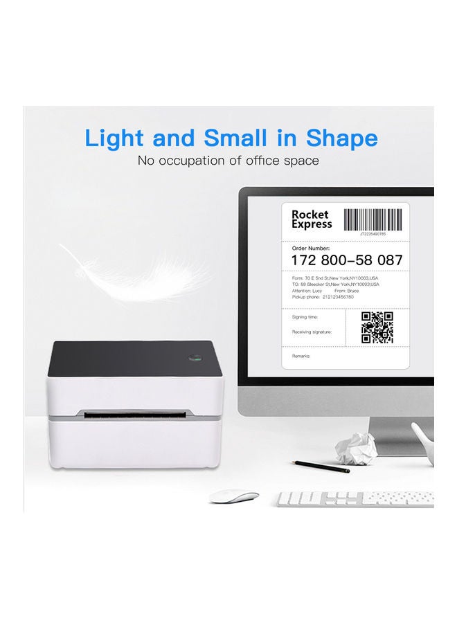 طابعة مُلصقات مكتبية أسود/ أبيض - Image 2