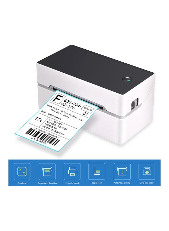 Desktop Label Printer Black/White  - Image 5