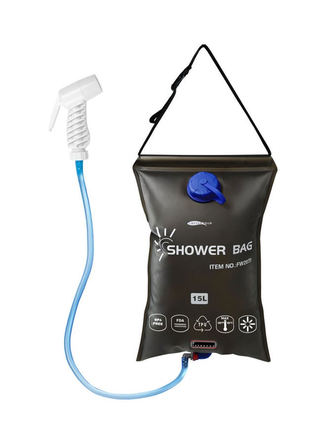 Generic Camping Shower Bag With Hose 15Liters - Image 2