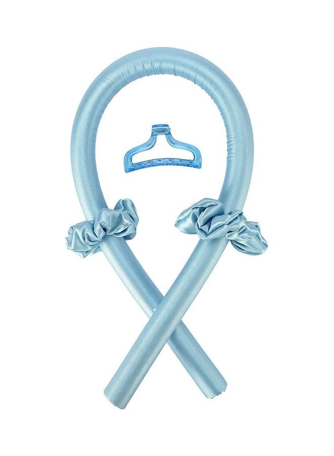 شو وو ربطة رأس بتصميم قضيب لتجعيد الشعر بدون حرارة أزرق - Image 1